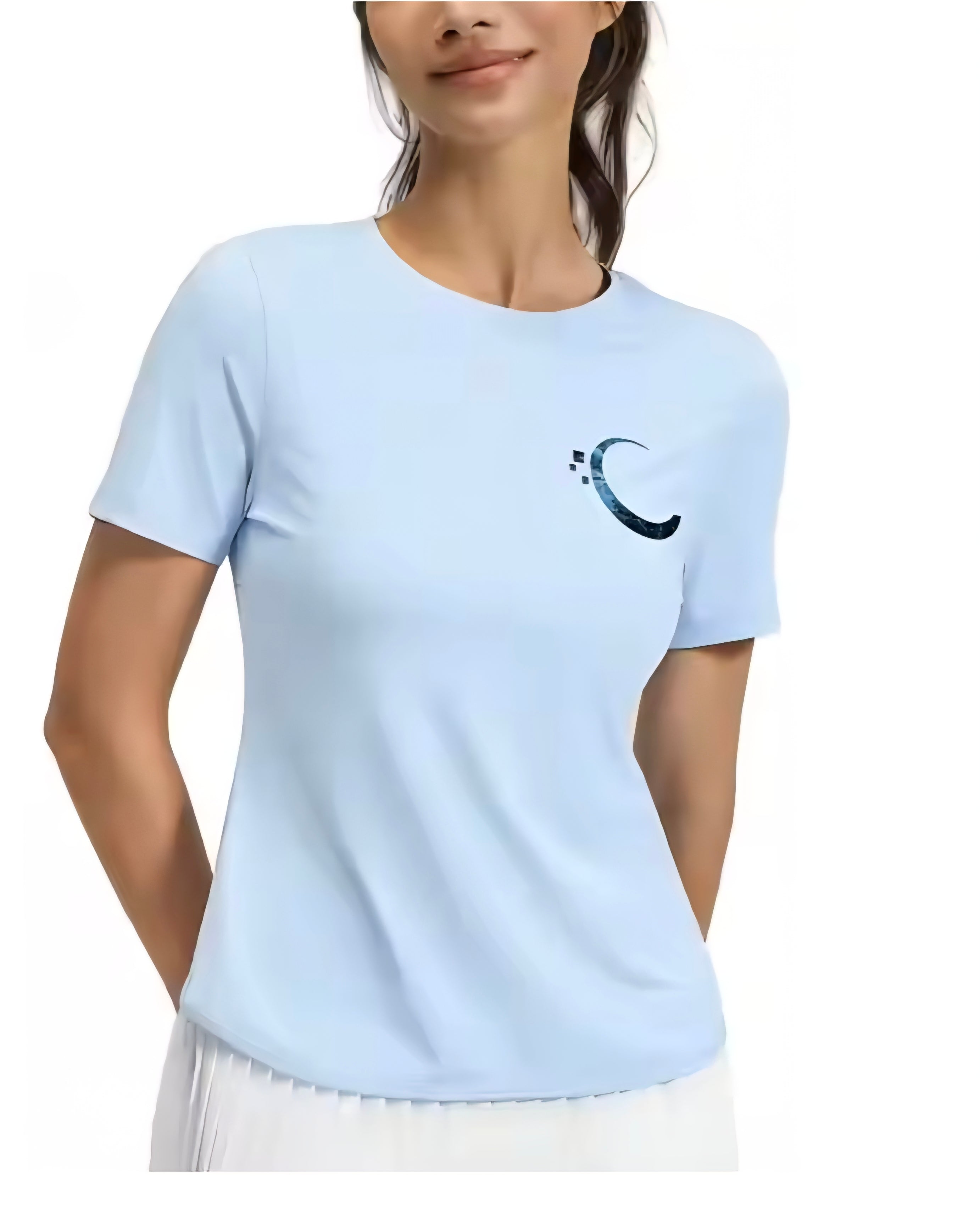 Womens Short Sleeve Breathable T-Shirt